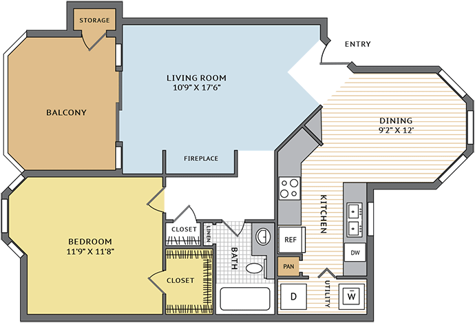 Bradbury Renovated floor plan